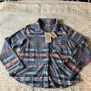 Faherty Good Feather Collaboration Pajama Style Top